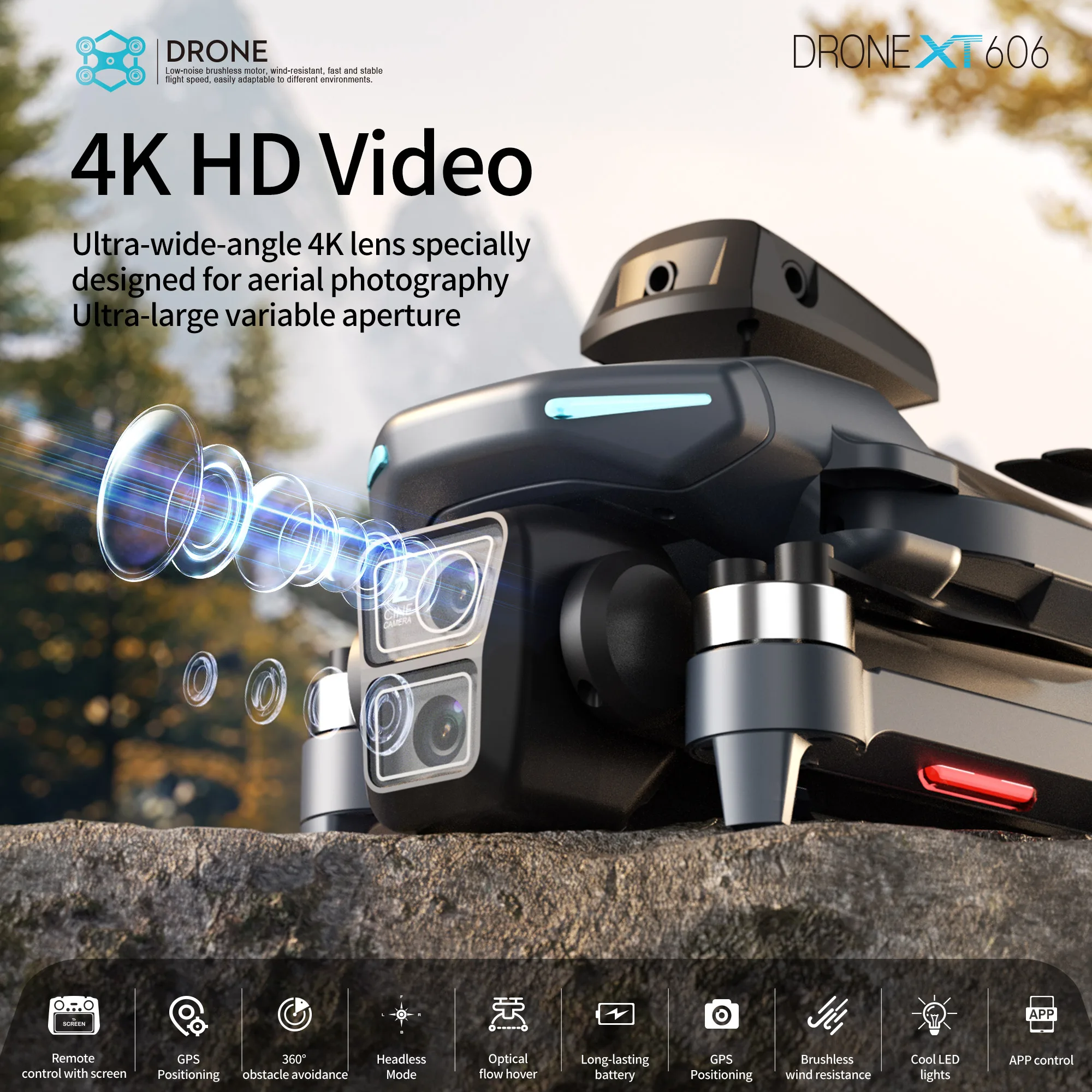 Original XT606 Drone Professio - Drone Gps Mount 评论和价格