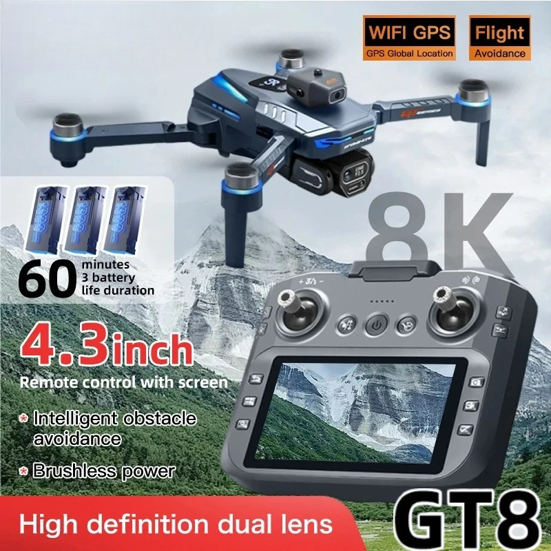 Original GT8 Drone 8K Professi - Drone Gps Mount 评论和价格