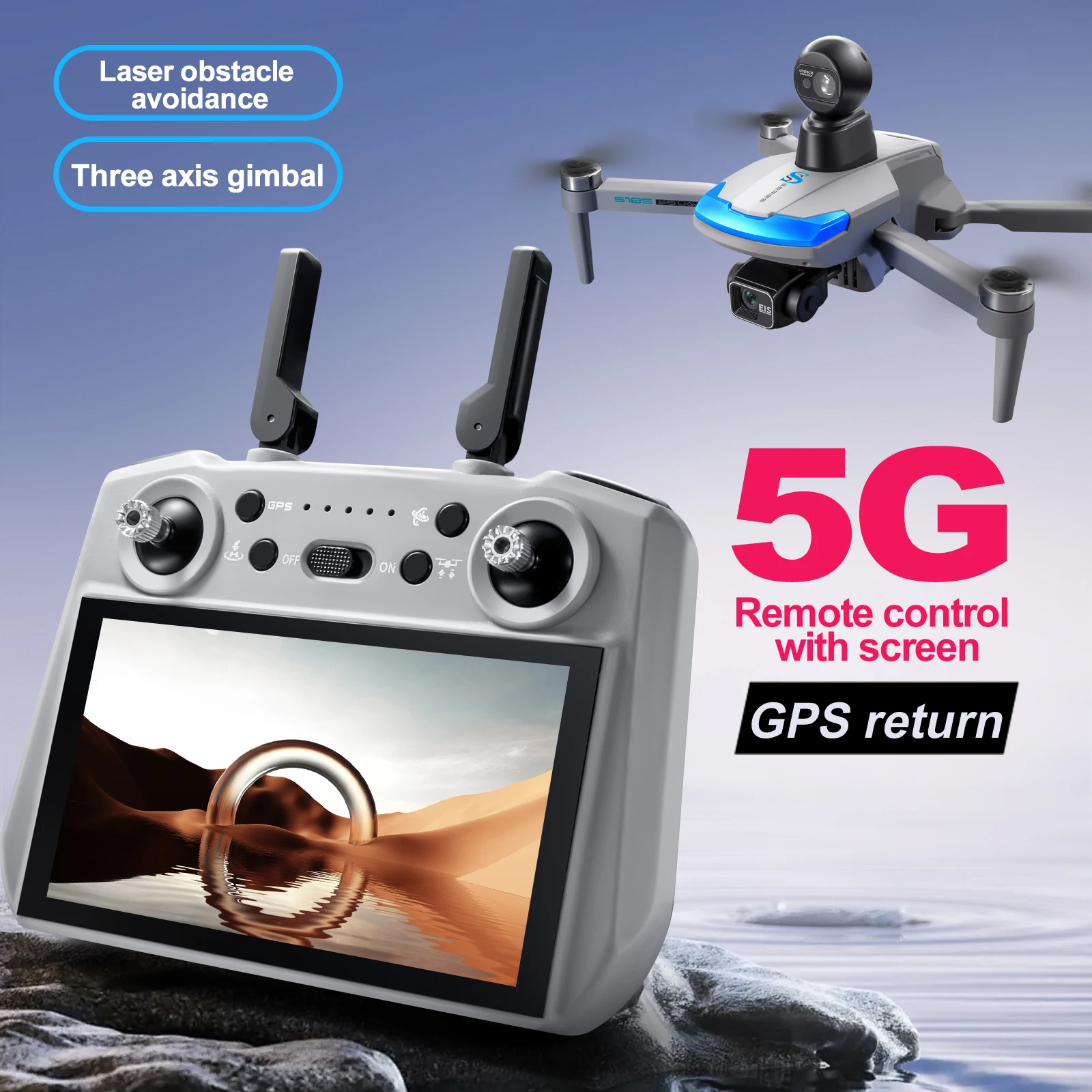 S185 Professional Drone 2.7K H - Drone Gps Mount 评论和价格
